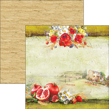 Ciao Bella Tuscan Dream Paper Sheet 12"x12"