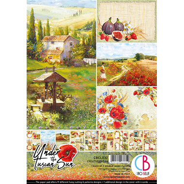 Ciao Bella Under the Tuscan Sun Creative Pad A4 9/Pkg