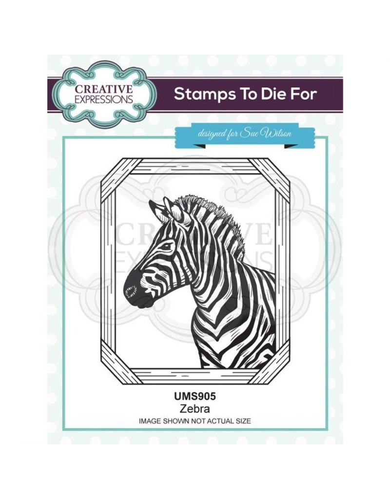 creative expressions  Creative Expressions • Pre cut stamp Zebra