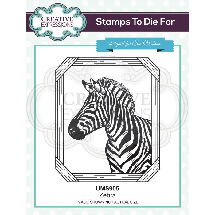creative expressions Creative Expressions • Pre cut stamp Zebra
