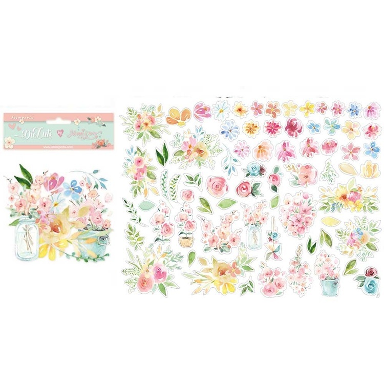 Stamperia Die Cuts - Circle of Love Flowers