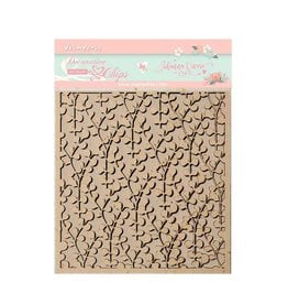 Stamperia Decorative chips 14x14 cm - Circle of Love texture