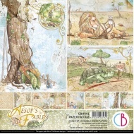 Ciao Bella Aesop's Fables Paper Pad 8"x8" 12/Pkg