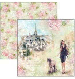 Ciao Bella Les Rues de Paris Paper Sheet 12"x12"