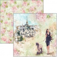 Ciao Bella Les Rues de Paris Paper Sheet 12"x12"