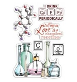 Ciao Bella Clear Stamp Set 4"x6" Chemical Reaction