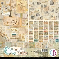 Ciao Bella Sign of the Times Patterns Pad 12"x12" 8/Pkg