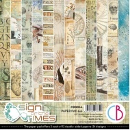 Ciao Bella Sign of the Times Paper Pad 6"x6" 24/Pkg