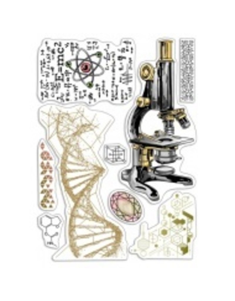 Ciao Bella Clear Stamp Set 6"x8" Science