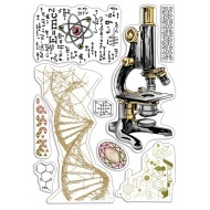 Ciao Bella Clear Stamp Set 6"x8" Science