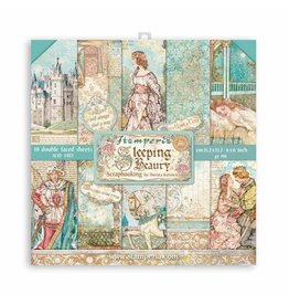 Stamperia Extra small Pad 10 sheets - 15.24x15.24 (6"x6") Double Face Sleeping Beauty