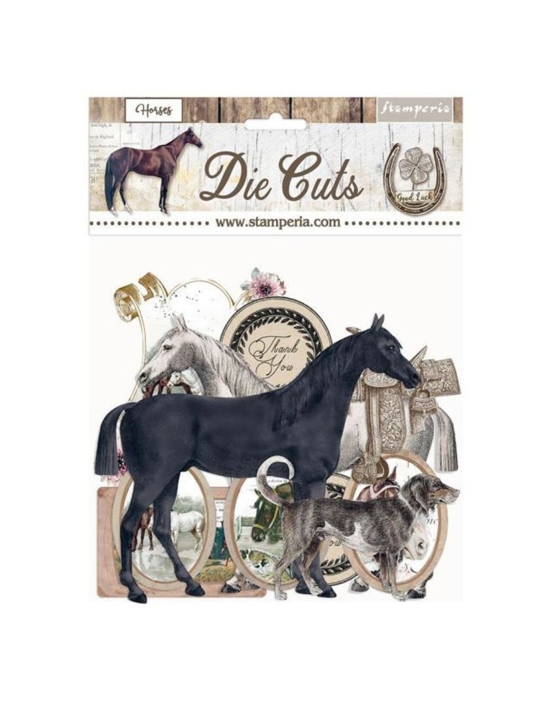 Stamperia Die cuts assorted - Romantic Horses