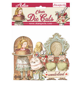 Stamperia Clear Die cuts - Alice through the looking glass