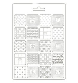 Stamperia Soft Mould A5 - Alice patchwork