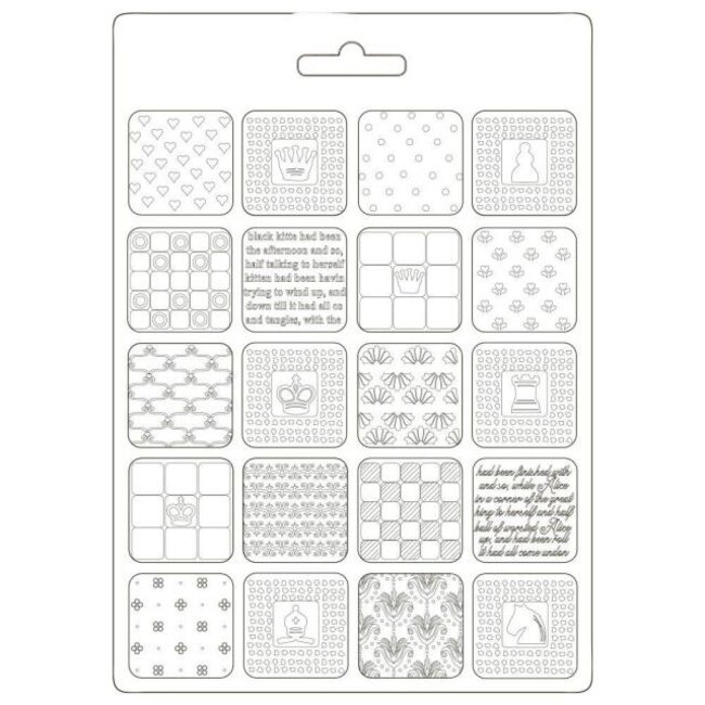 Stamperia Soft Mould A5 - Alice patchwork