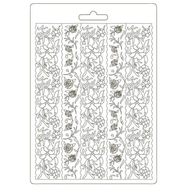 Stamperia Soft Mould A5 - Alice borders