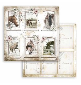 Stamperia Scrapbooking paper double face -Romantic Horses cards