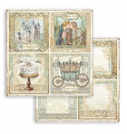 Stamperia Scrapbooking paper double face - Sleeping Beauty 4 cards