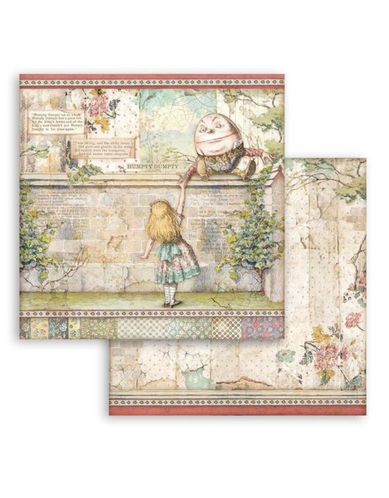 Stamperia Scrapbooking paper double face - Humpty Dumpty