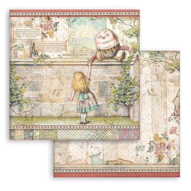 Stamperia Scrapbooking paper double face - Humpty Dumpty