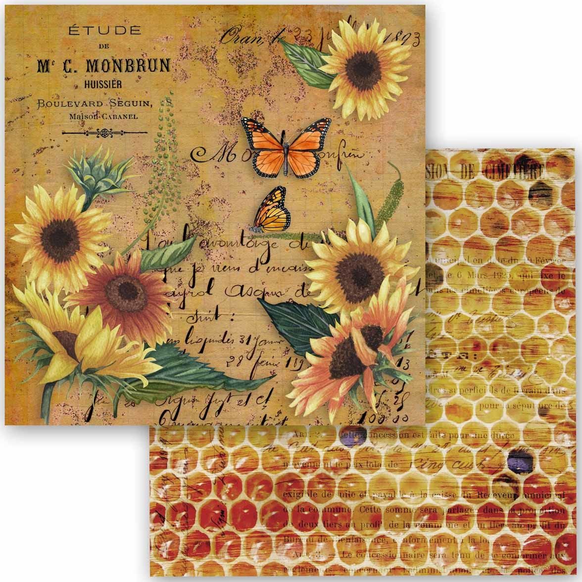 Decoupage Queen Queen Bee, Decoupage Queen scrapbook sets feature 24 designs,