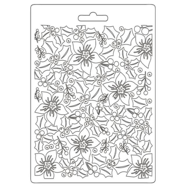 Stamperia Soft Mould A5 - Classic Christmas texture
