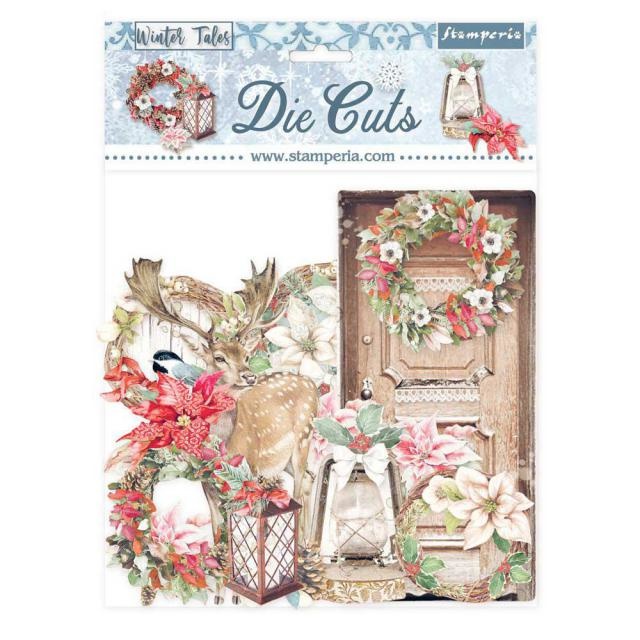 Stamperia Die cuts assorted - Winter Tales Christmas elements