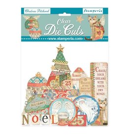 Stamperia Clear Die cuts - Christmas patchwork