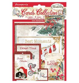 Stamperia Cards Collection - Romantic Christmas