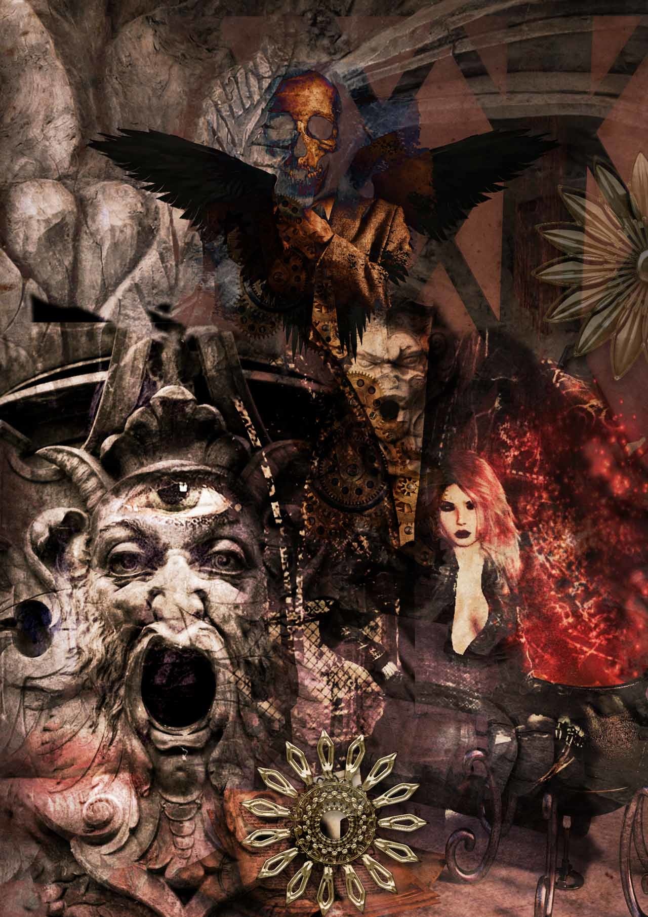 Decoupage Queen Wejo-Darkness