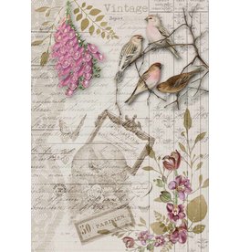 Decoupage Queen Birds and Orchids