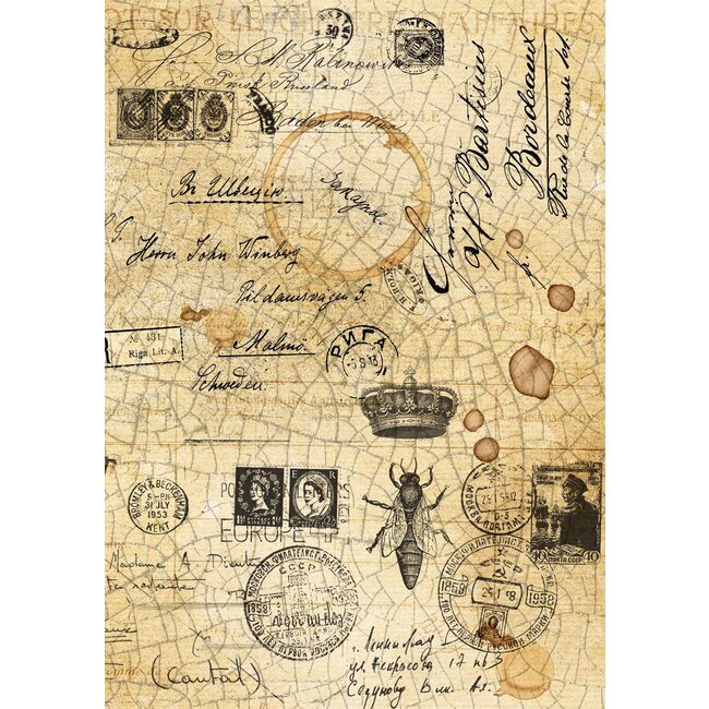 Decoupage Queen Honey Crackle