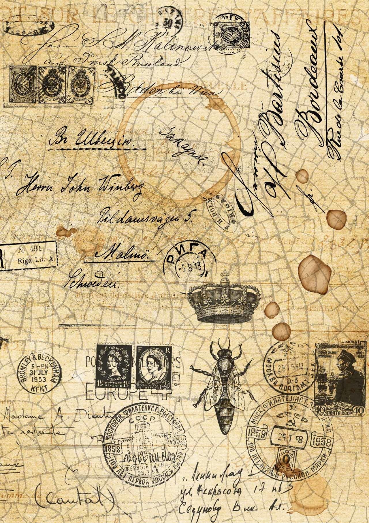 Decoupage Queen Honey Crackle