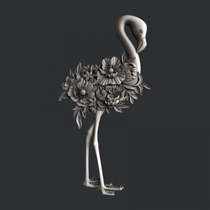 Zuri Design Zuri Mold - Flamingo Bloom