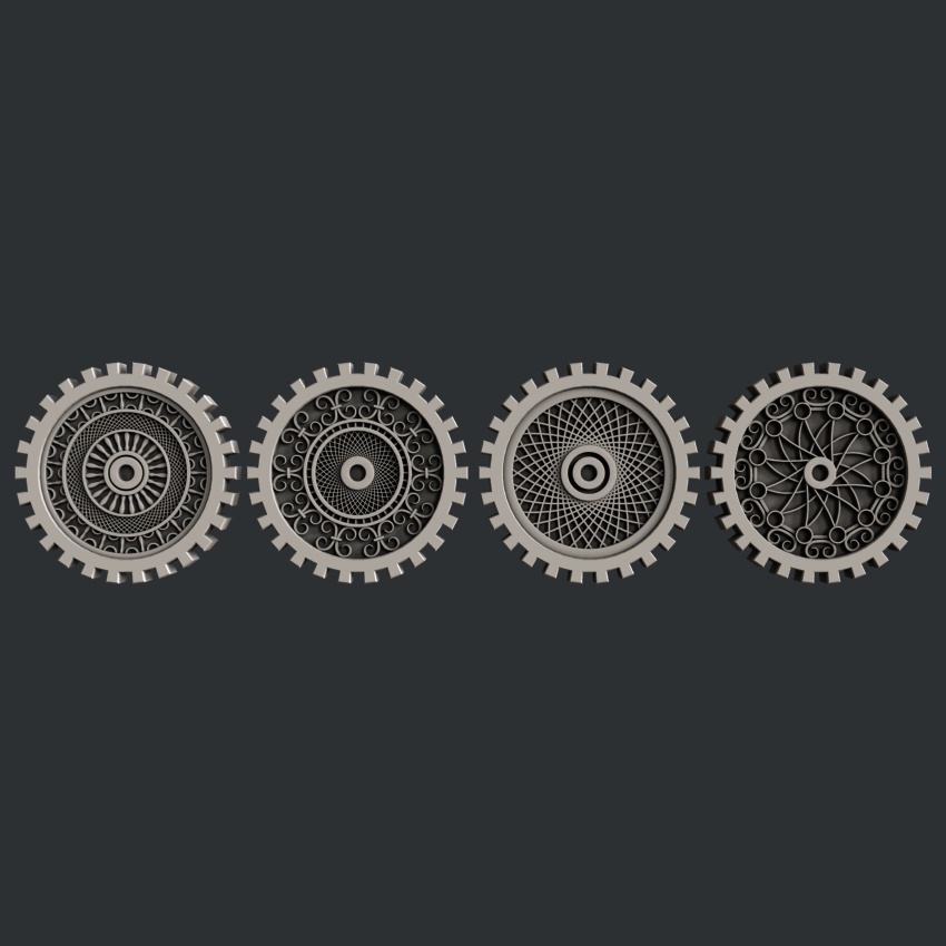 Zuri Design Zuri Mold - Gears 1
