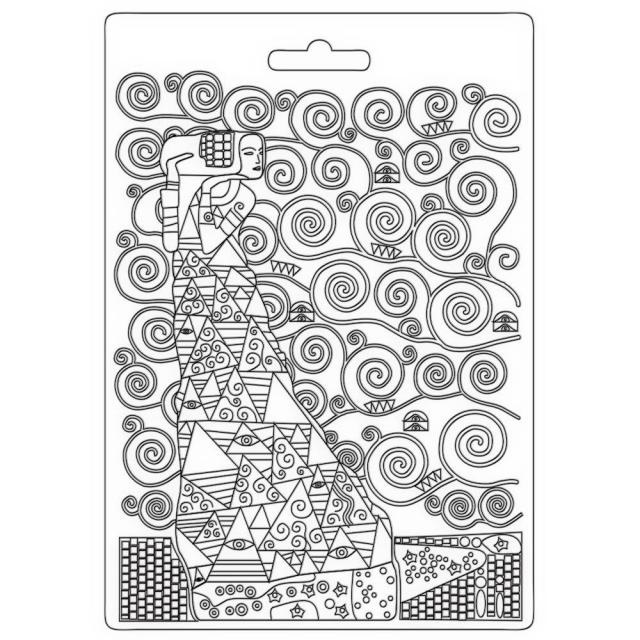 Stamperia Soft Mould A5 - Klimt The waiting