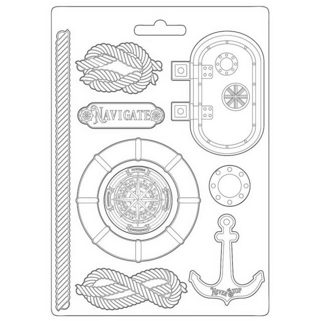 Stamperia Soft Mould A4 - Lady Vagabond Lifestyle navigate