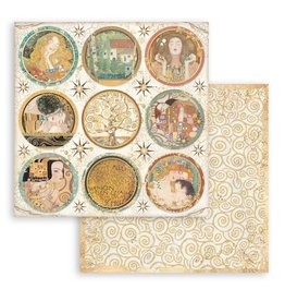 Stamperia Scrapbooking Double face sheet - Klimt rounds