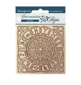 Stamperia Decorative chips cm 14x14 - Alchemy astrology