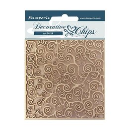 Stamperia Decorative chips cm 14x14 - Klimt The tree of life texture