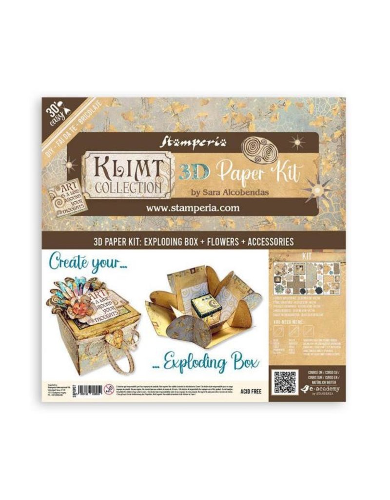 Stamperia 3D Paper Kit - Klimt