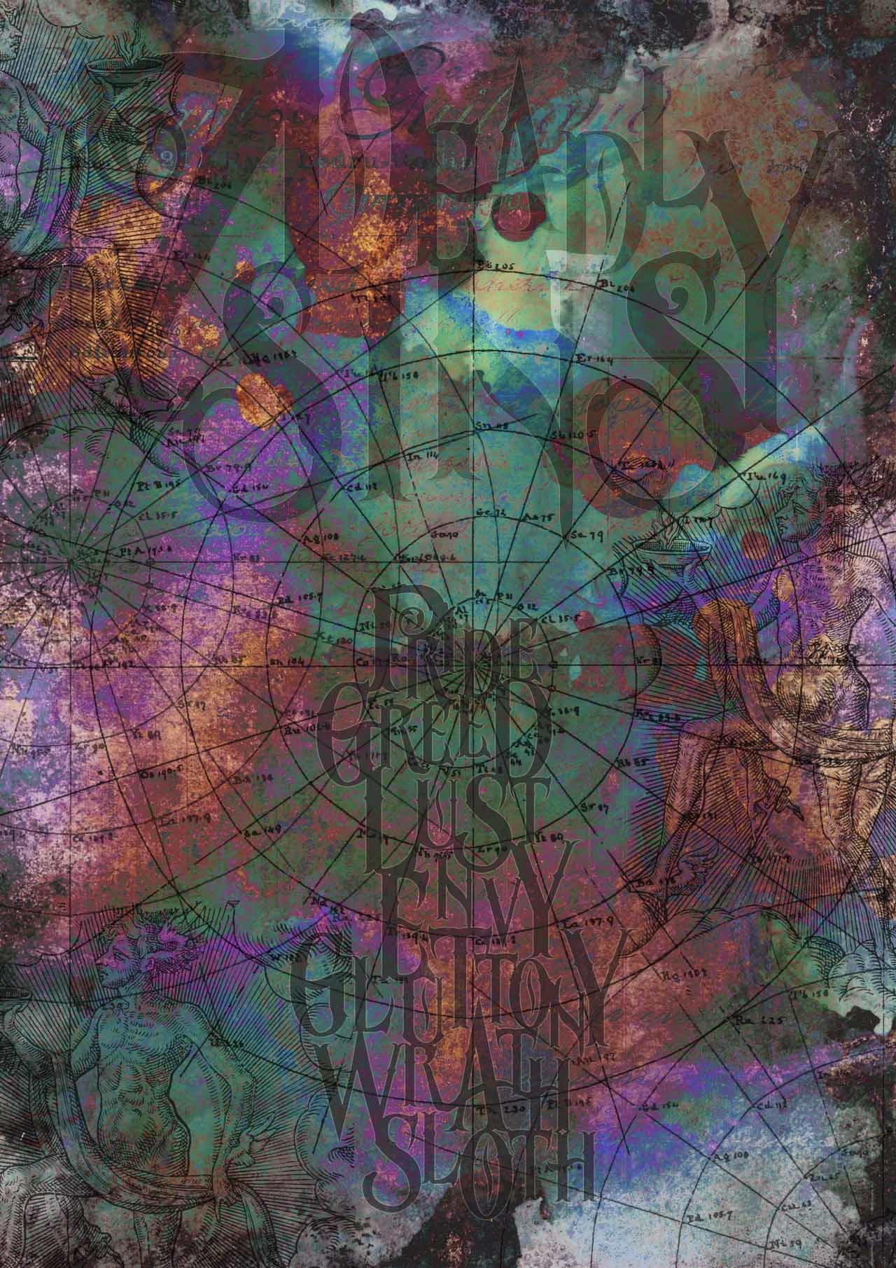 Decoupage Queen Hobbilicious 7 Deadly Sins A4