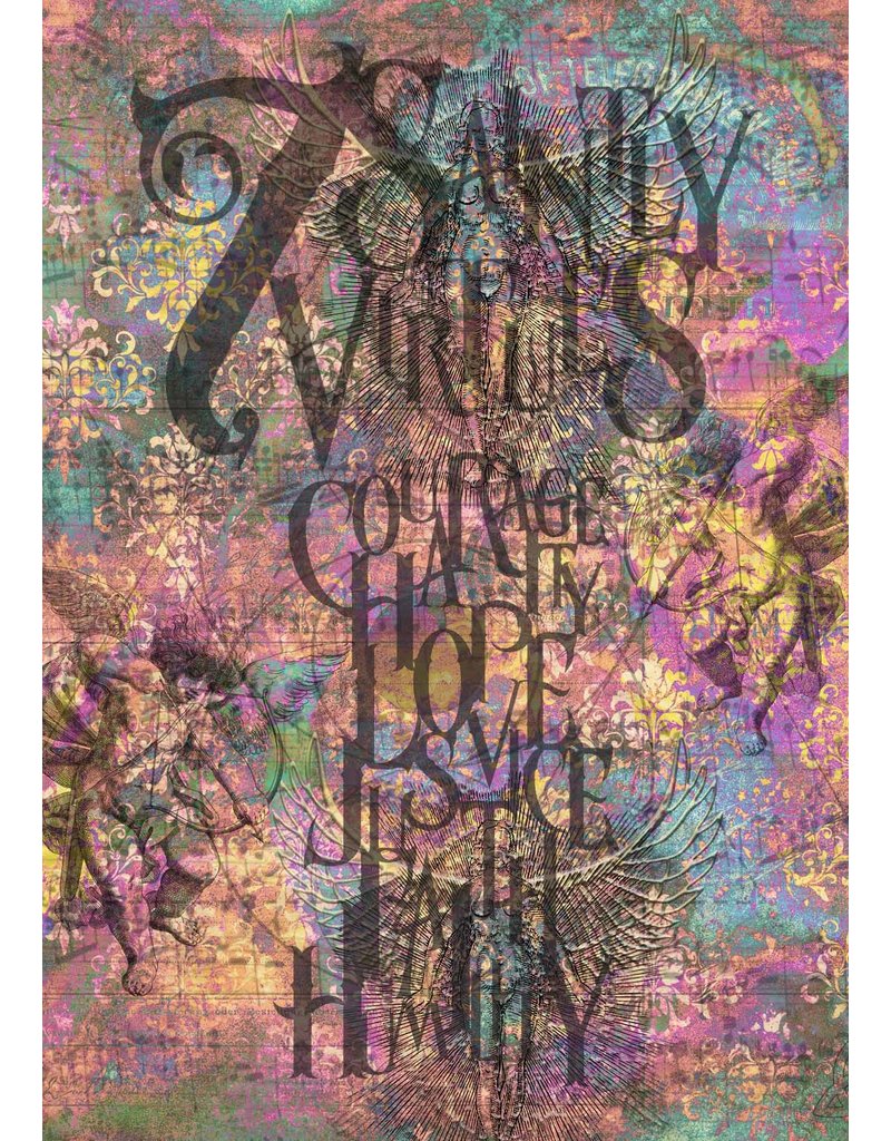 Decoupage Queen Hobbilicious 7 Saintly Virtues