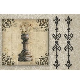 Decoupage Queen Dainty and the Queen Check Mate