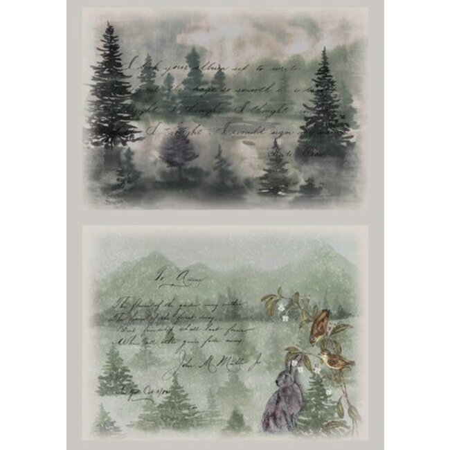 Decoupage Queen Dainty and the Queen Letters from Home