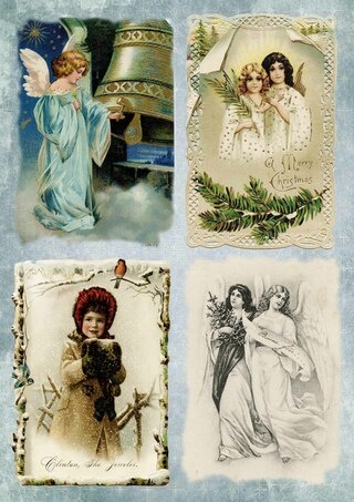 Decoupage Queen Angel 4 Pack
