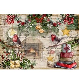 Decoupage Queen Festive Robins