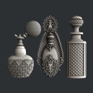Zuri Design Zuri Mold - Perfum Bottles