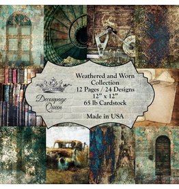 Decoupage Queen Weathered and Worn Collection Scrapbook Set