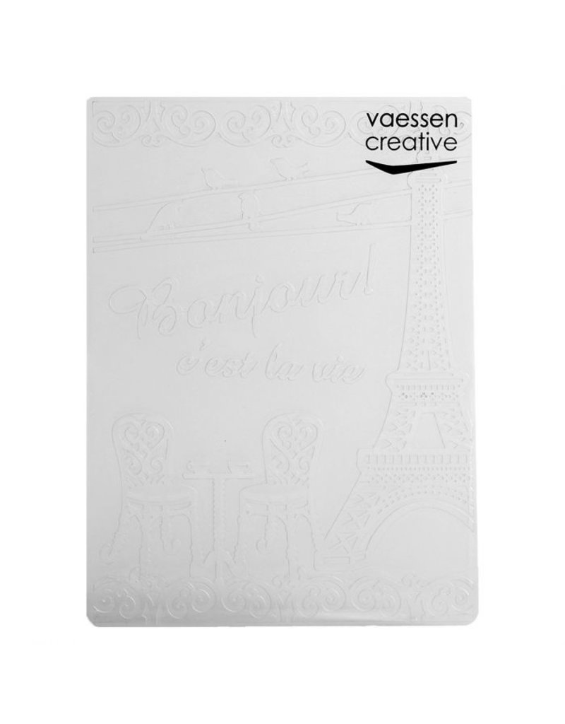 Vaessen Creative Vaessen Creative • Embossing folder Franse bistro